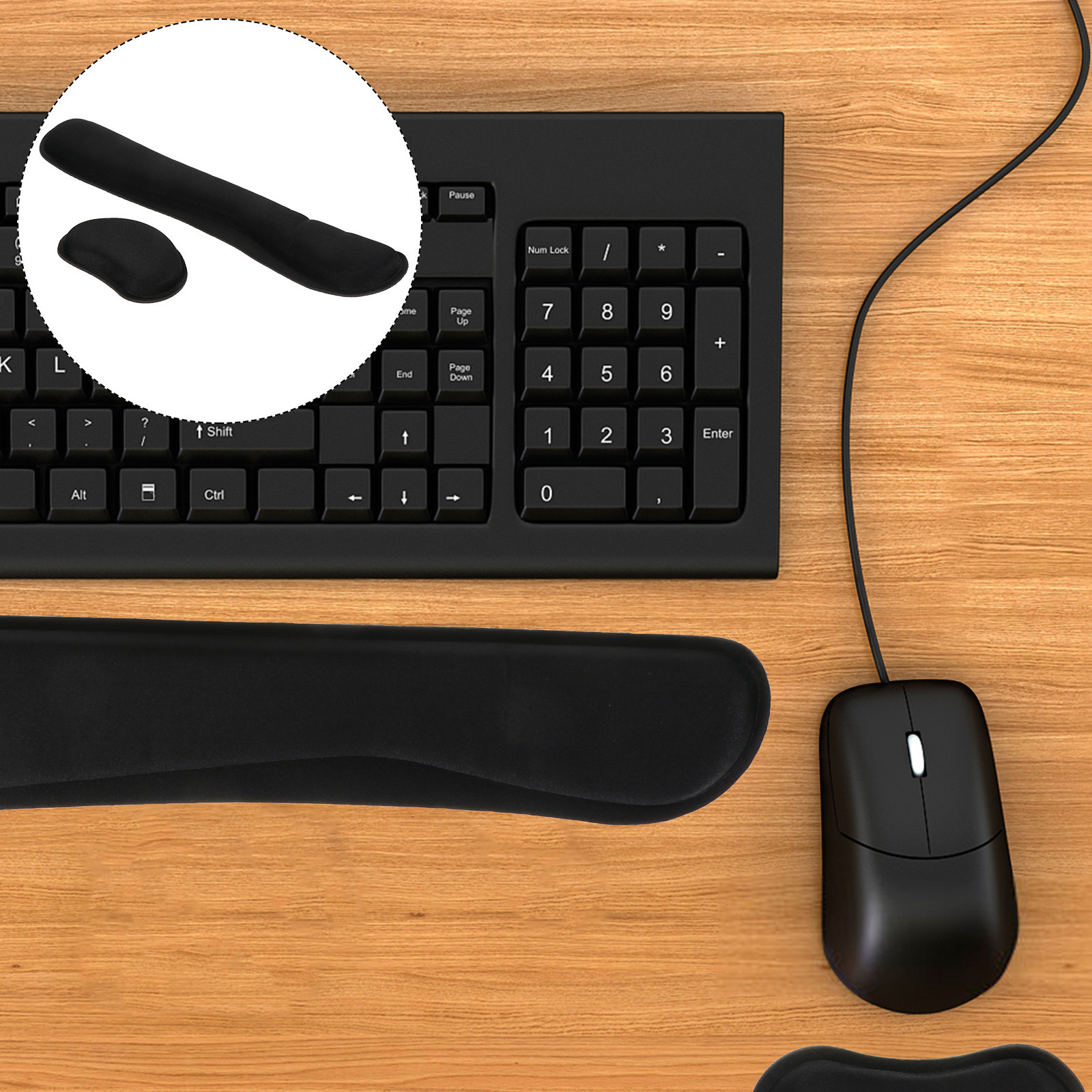 Wrist Rest Ergonomic - 1 комплект подставок для запястий из