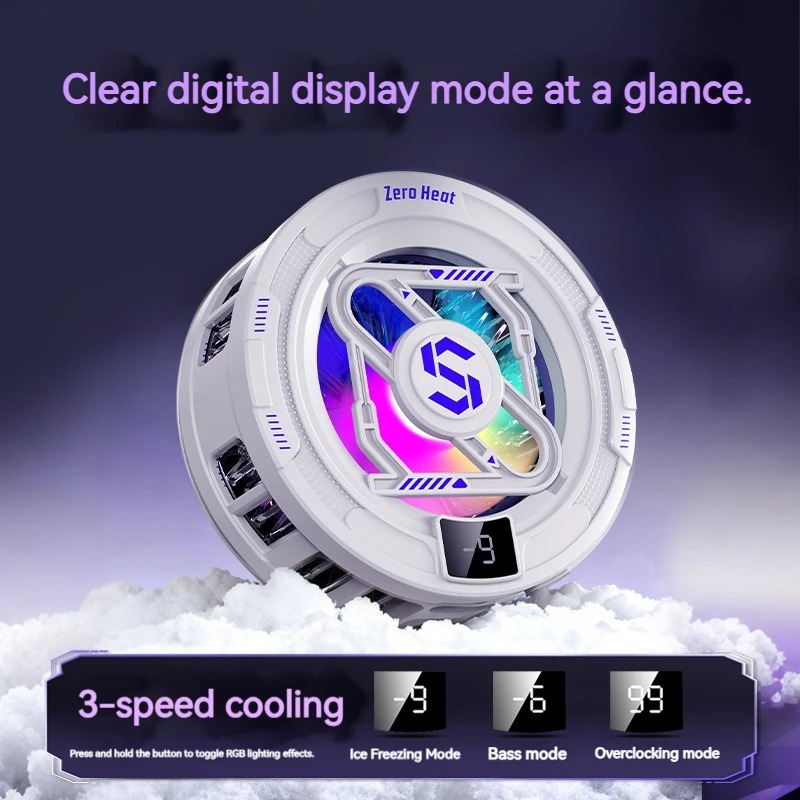 Gaming Accessories Rgb - Мобильный AI-кулер K52 с магнитным креплением,