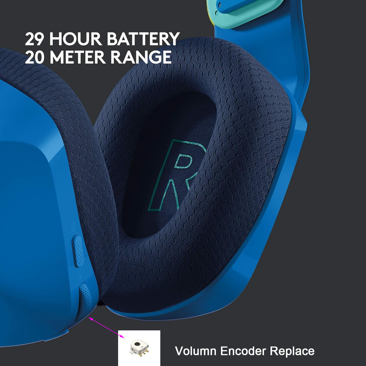 Gaming Accessories Logitech - Комплект для ремонта игровой гарнитуры Logitech