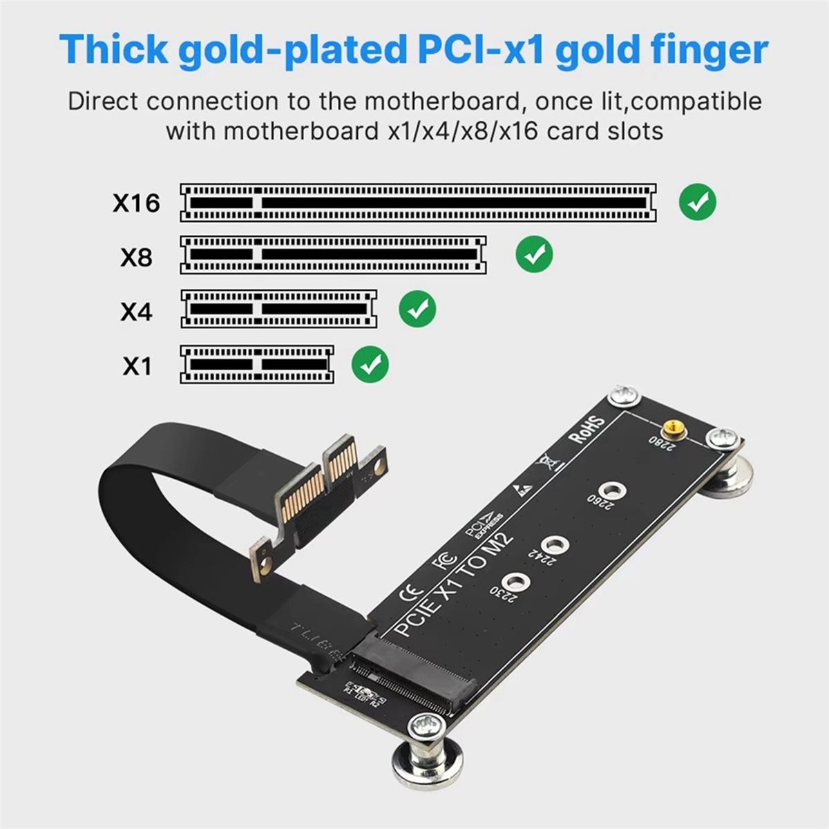 Pcie Extension Cable - Кабель-удлинитель L77A PCI-E 3.0 X1 для