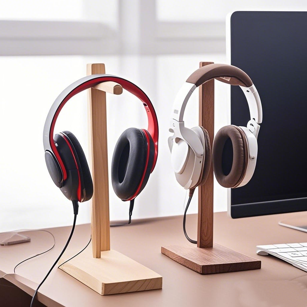 Gaming Accessories Rack - Деревянная подставка для наушников, стеллаж для