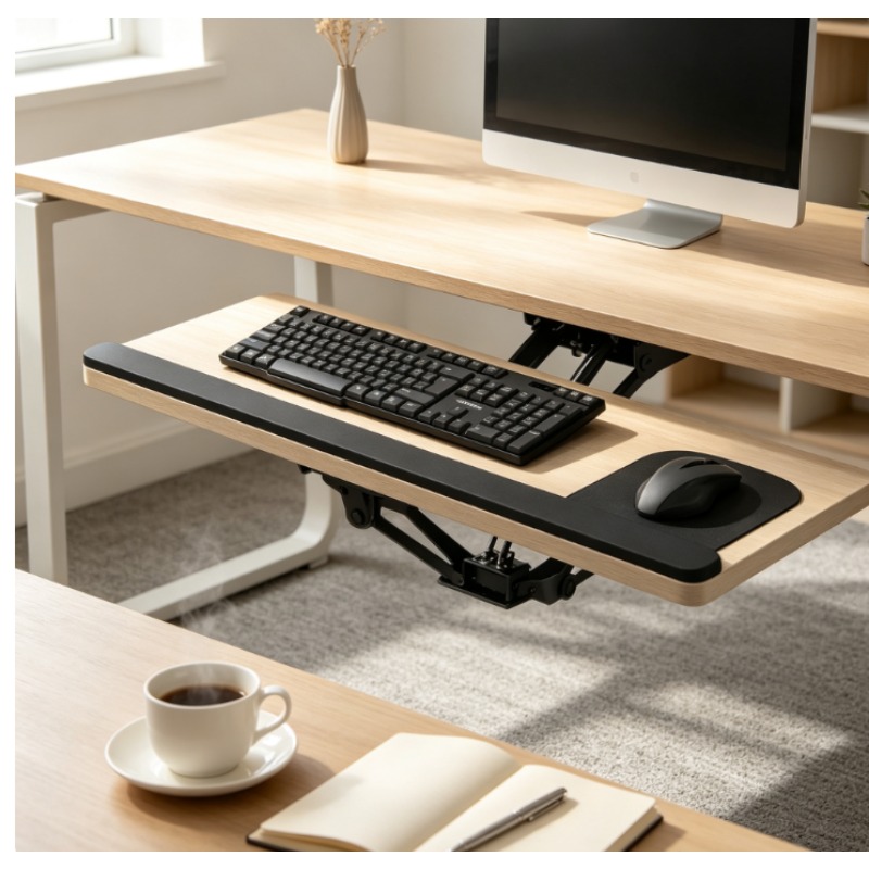 Wrist Rest Ergonomic - Выдвижная подставка для клавиатуры под стол