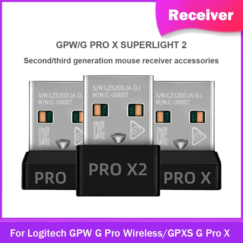 Gaming Accessories Logitech - Оригинальный USB-адаптер приемника для Logitech G