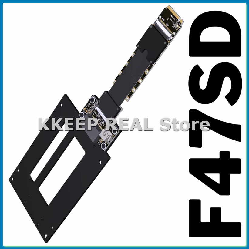 Pcie Extension Cable - F47SD M.2 NVMe to E1.S/E3.S Удлинительный