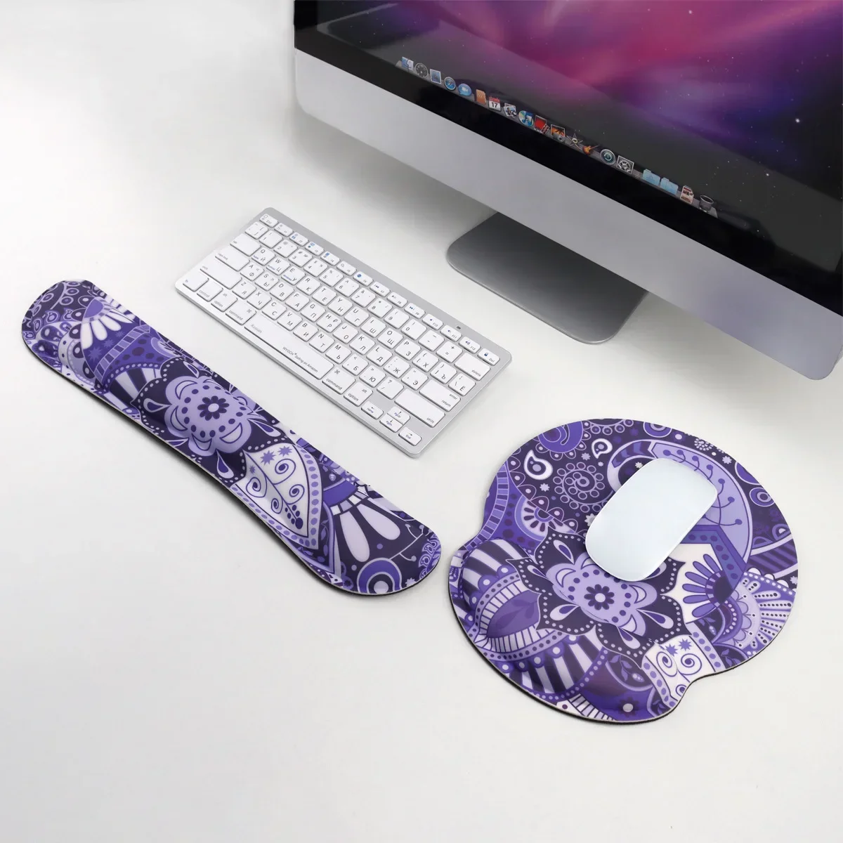 Wrist Rest Ergonomic - Нескользящий коврик для мыши портативный размер