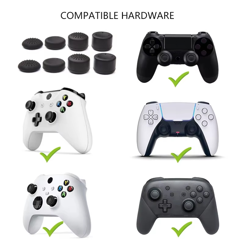 8 шт., силиконовая аналоговая  – обзор и цена Gaming Setup Accessories Xbox