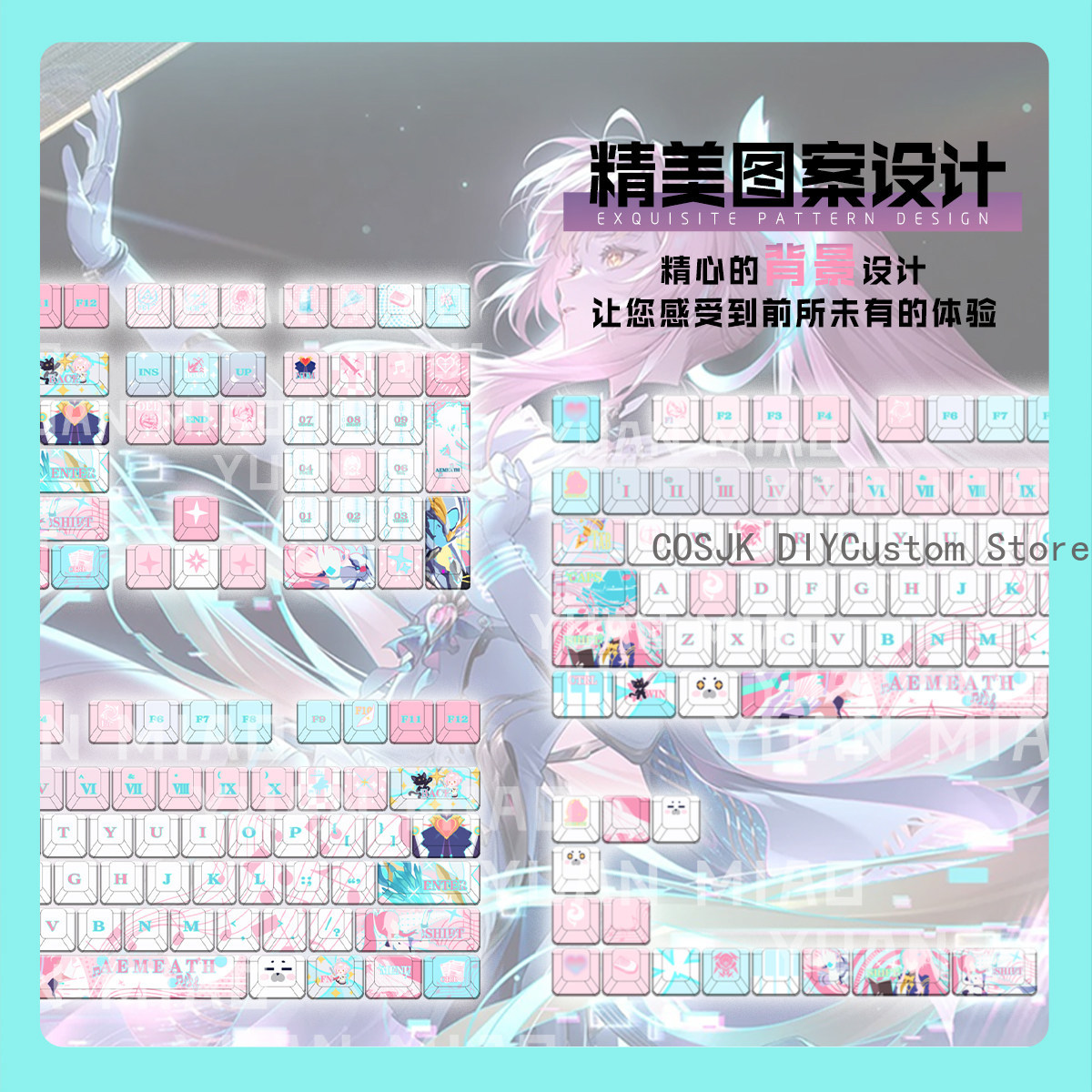 Комплект из 122 аниме-кейкапов – обзор и цена Gaming Accessories Anime