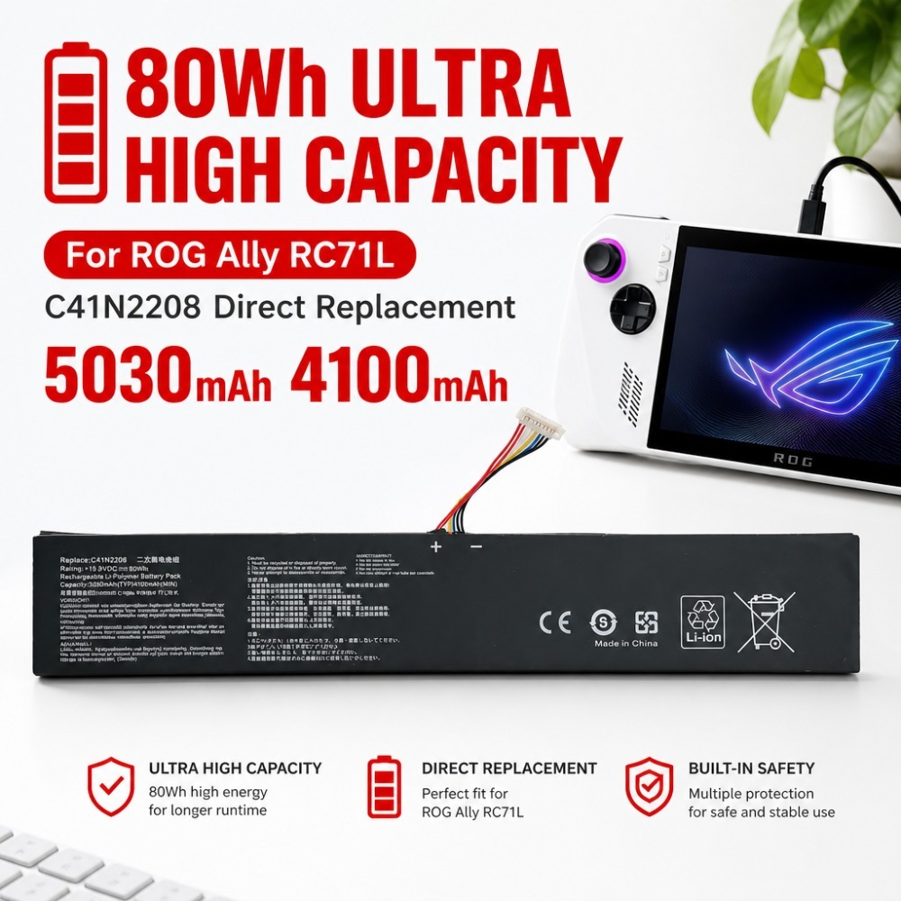 Аккумулятор 80Wh 5030mAh 4100m – обзор и цена Gaming Accessories Asus