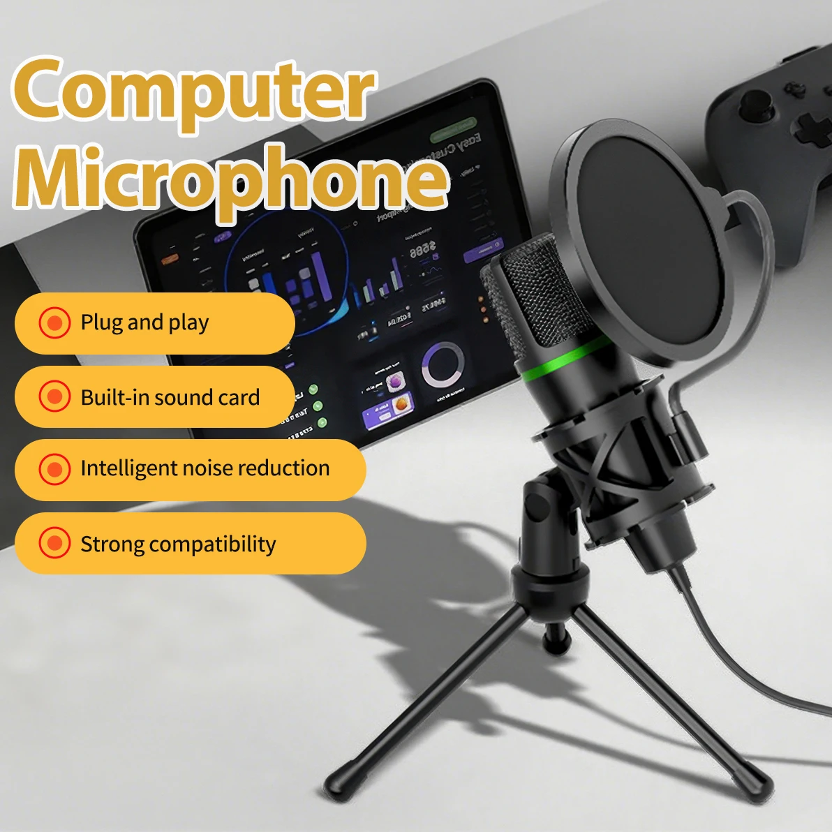 Конденсаторный микрофон USB, п – обзор и цена Gaming Accessories Rgb