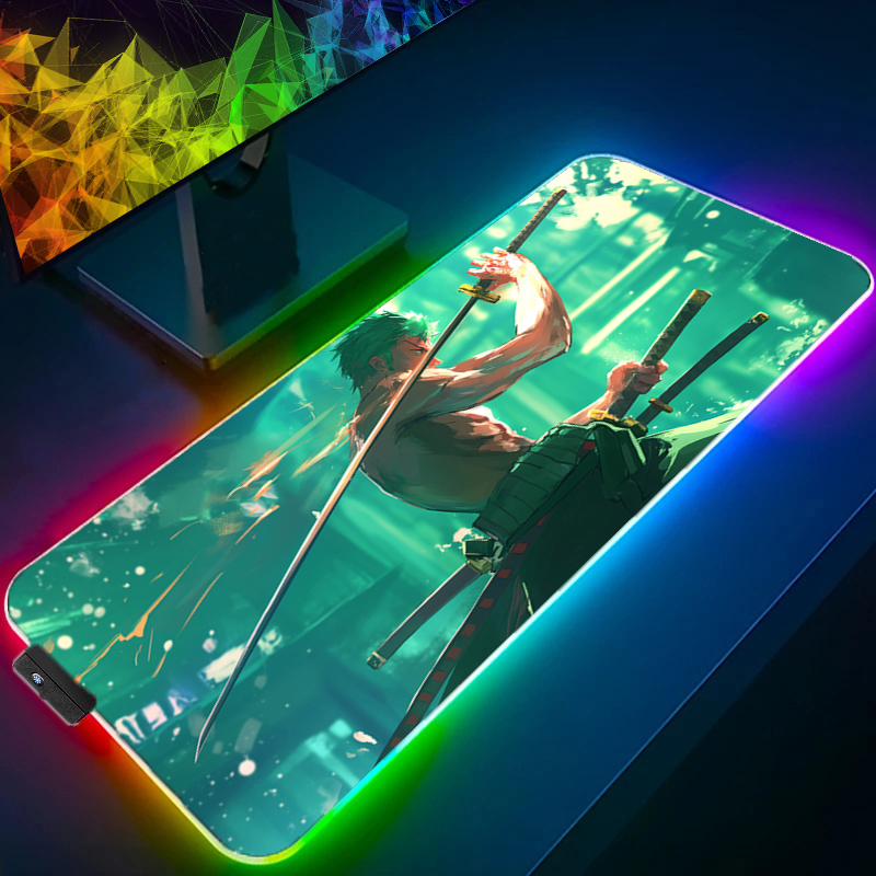 ONE PIECE Zoro коврик для мыши – обзор и цена Gaming Accessories Rgb