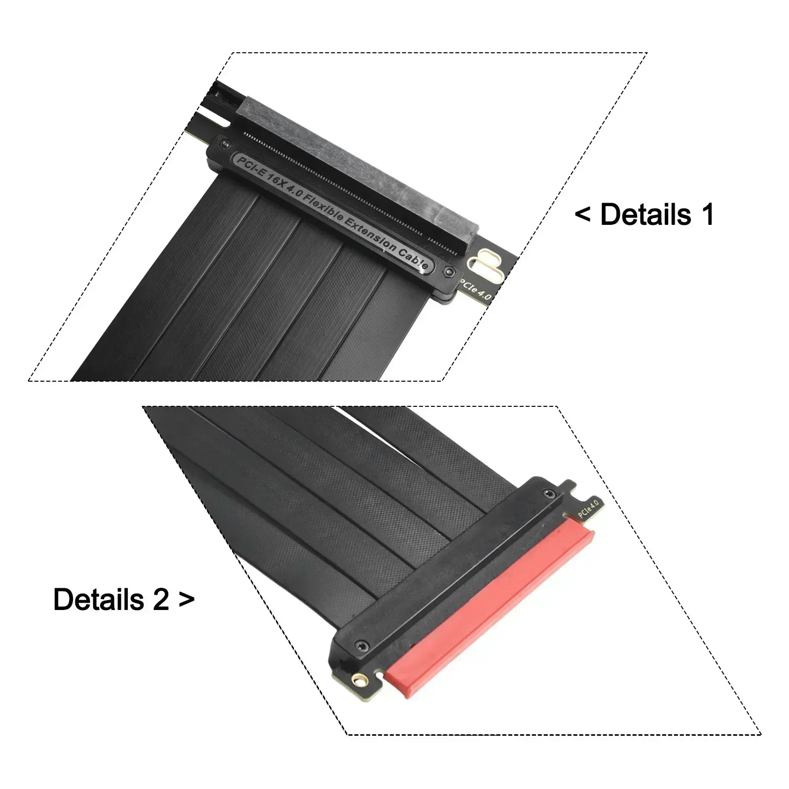 TEUCER PCI-E 4.0 X16 Riser Cab – обзор и цена Pcie Extension Cable