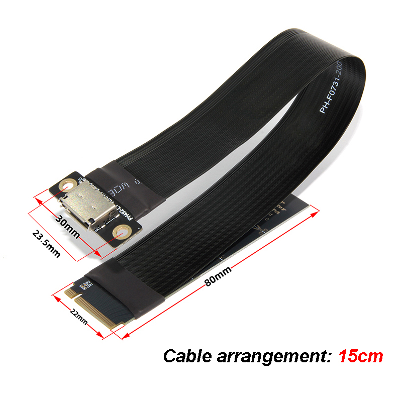 Удлинительный кабель M.2 NVME  – обзор и цена Pcie Extension Cable