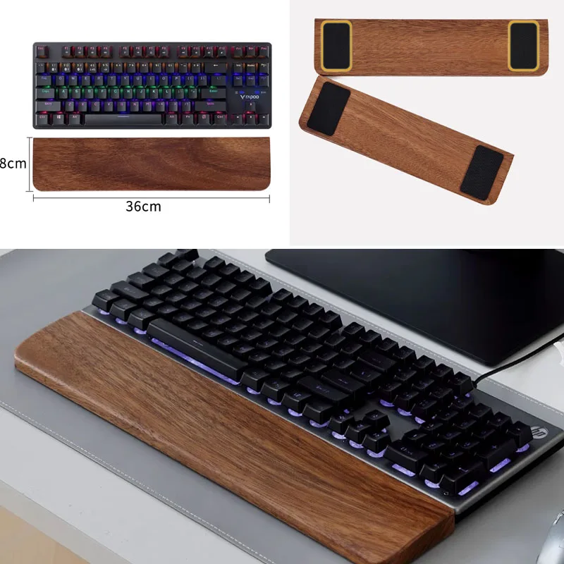 Клавиатура из цельного дерева, – обзор и цена Wrist Rest Ergonomic