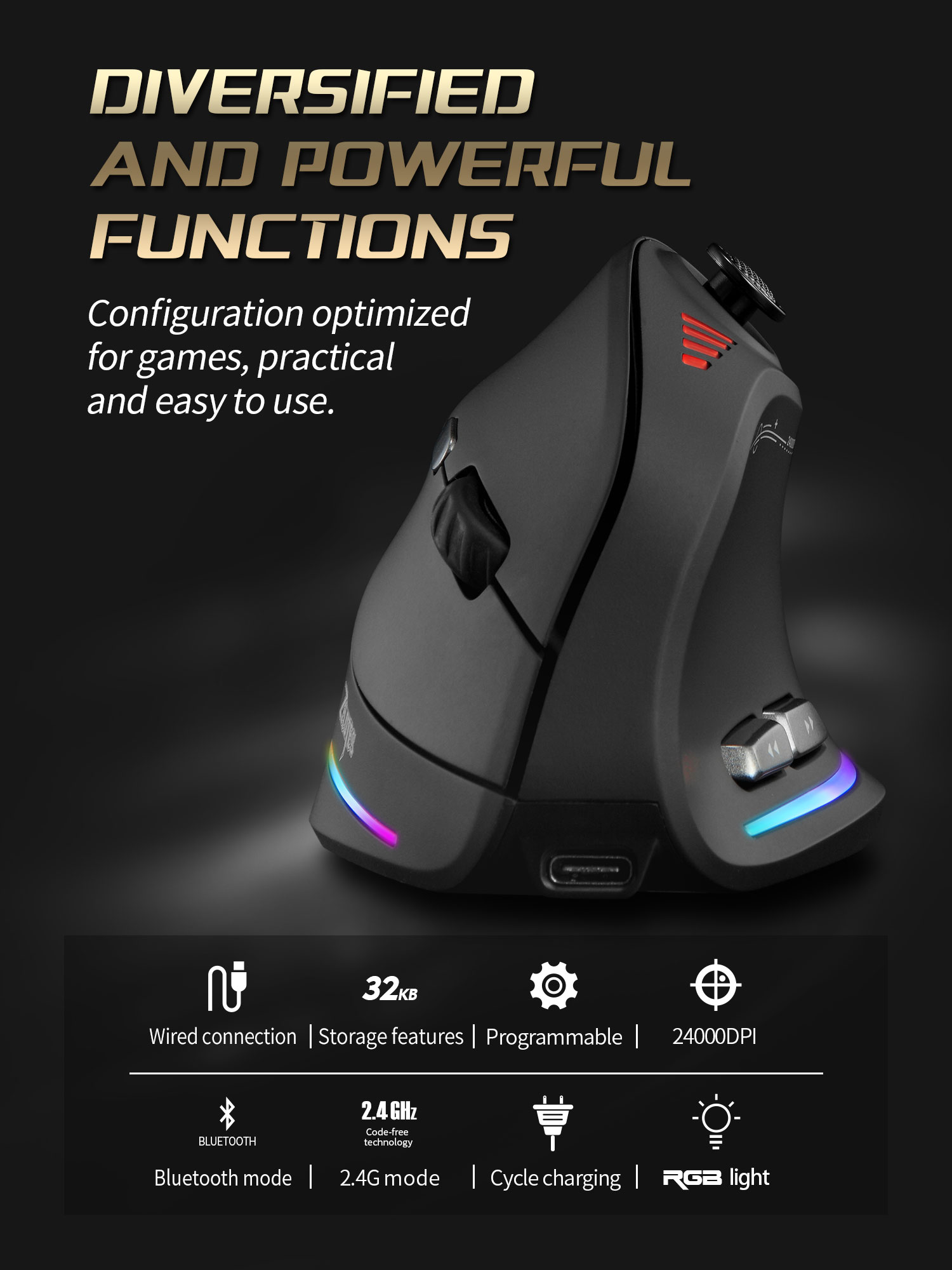 Jomaa RGB подсветка беспроводн – обзор и цена Gaming Accessories Rgb